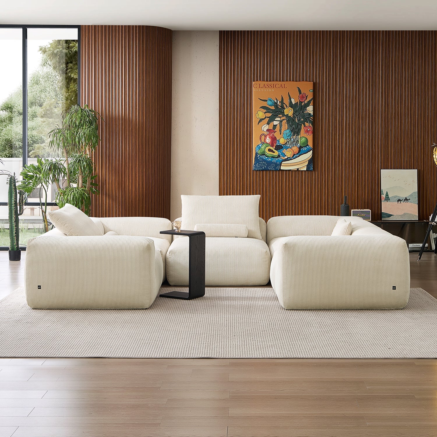 Modular Sofa - Mellow Extra Deep Closed U Sectional - MC - Mario Capasa