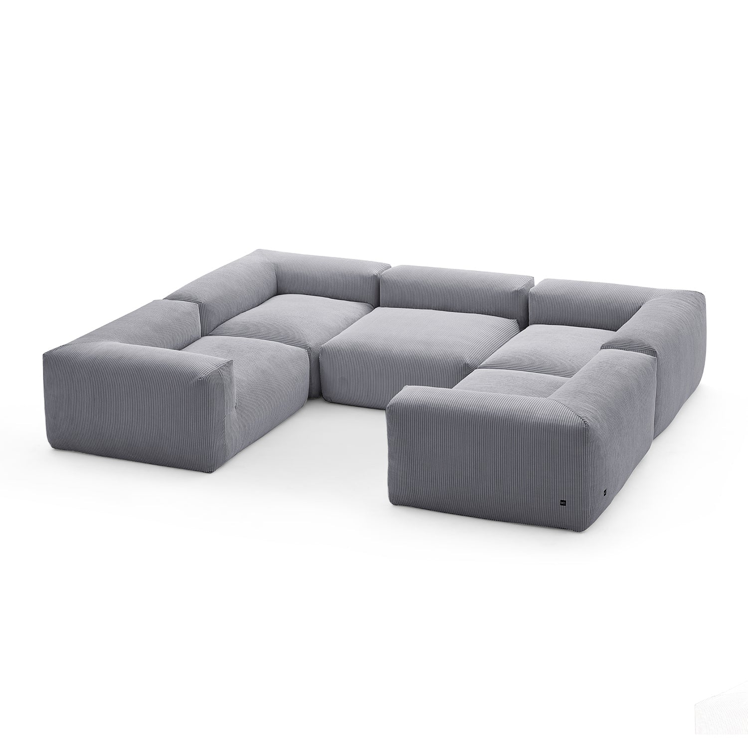 Modular Sofa - Mellow Extra Deep Closed U Sectional - MC - Mario Capasa