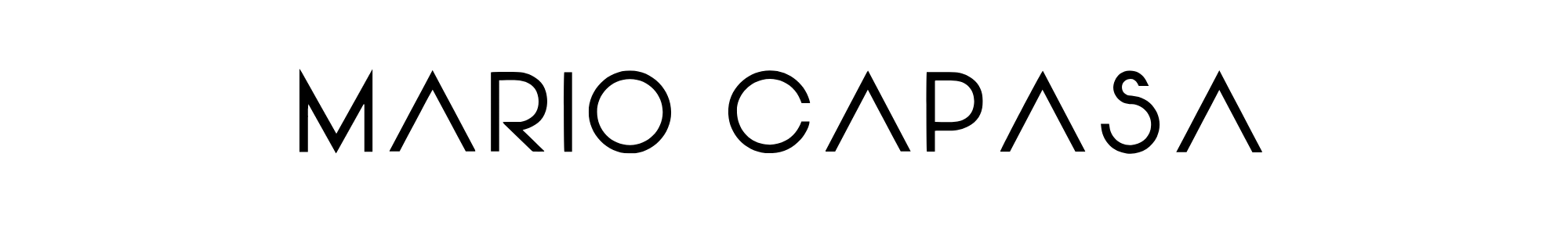 Mario Capa Brand Logo in Black