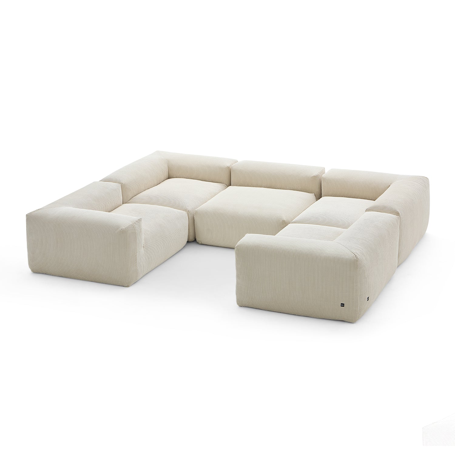 Modular Sofa - Mellow Extra Deep Closed U Sectional - MC - Mario Capasa