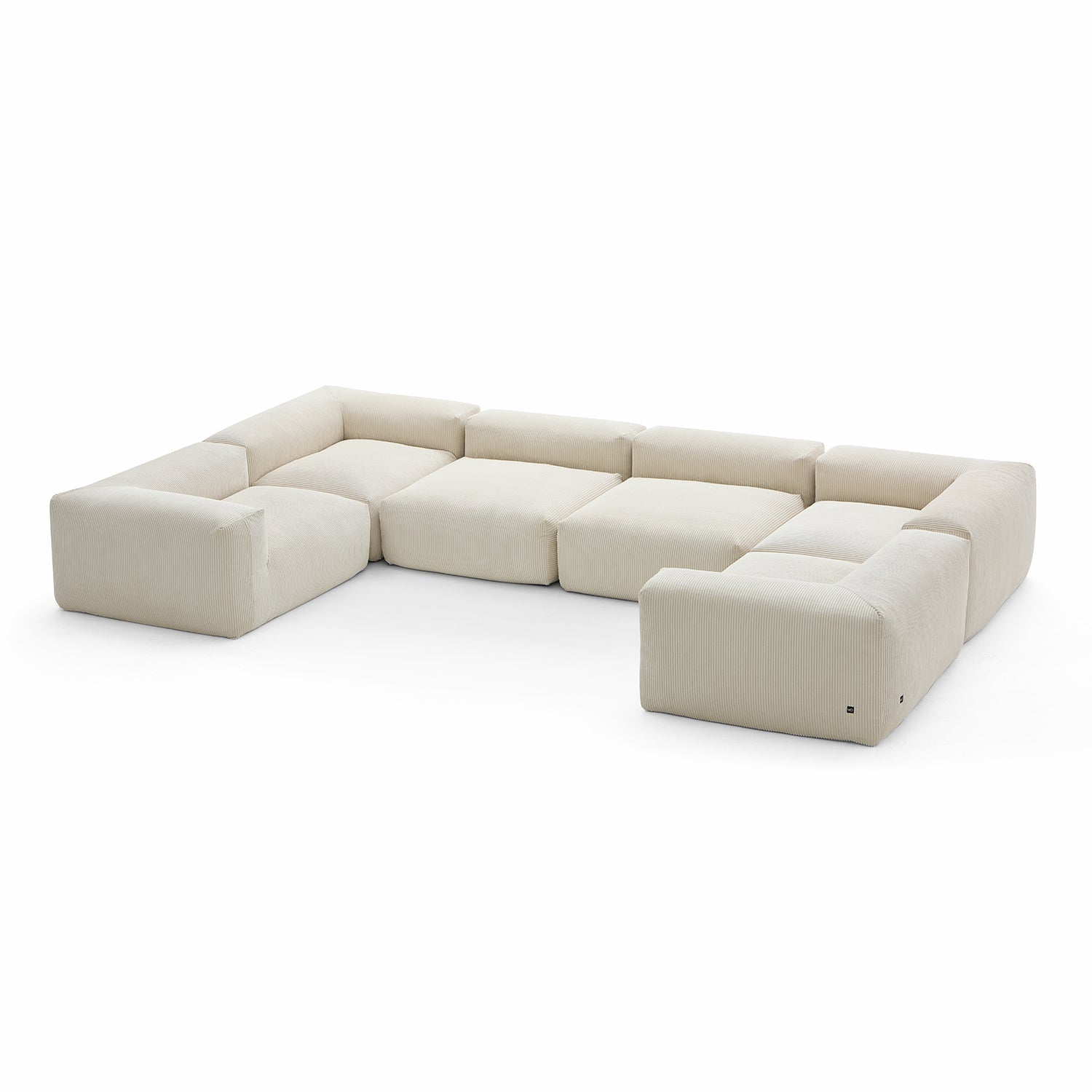 Modular Sofa - Mellow Extra Deep Closed U Sectional - MC - Mario Capasa