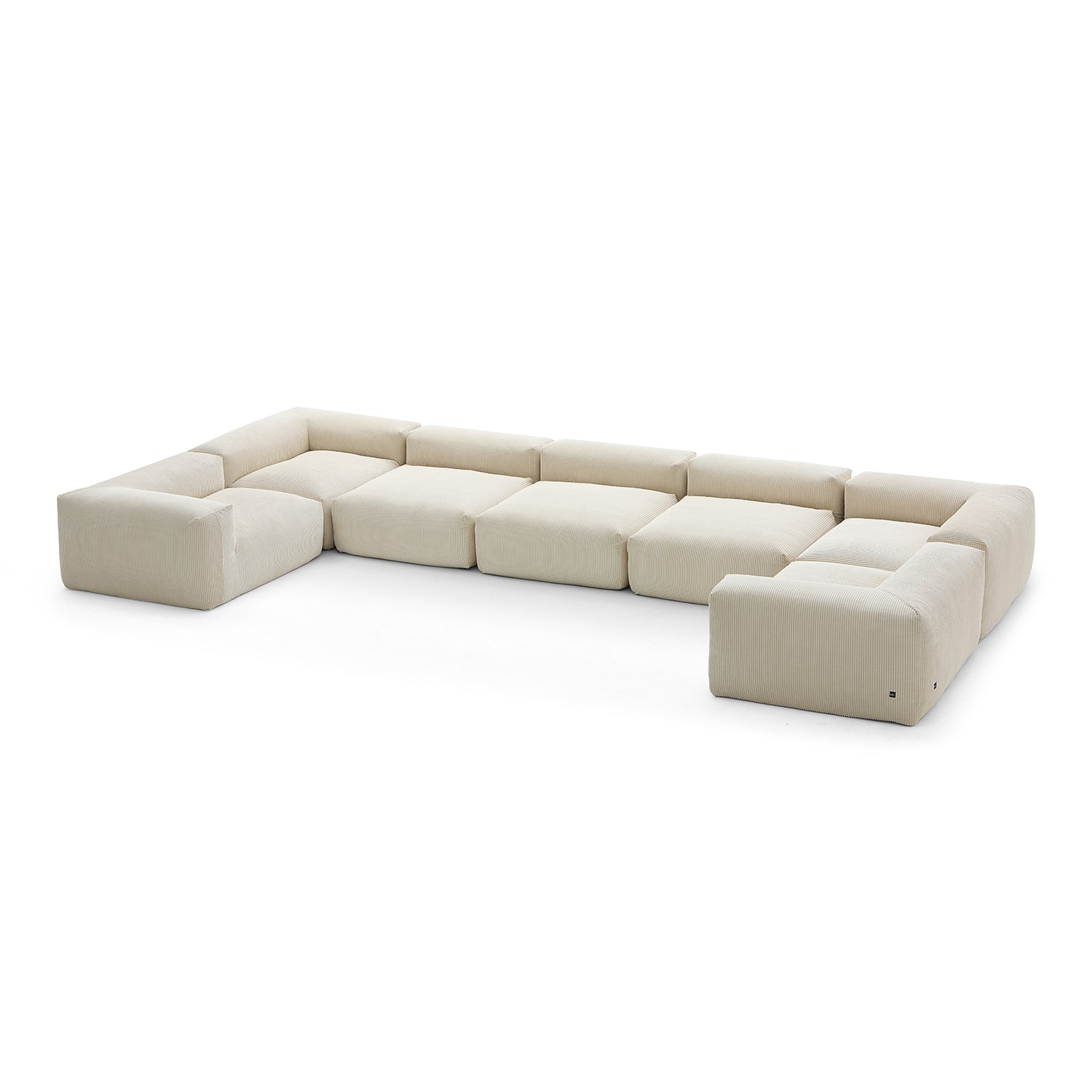 Modular Sofa - Mellow Extra Deep Closed U Sectional - MC - Mario Capasa